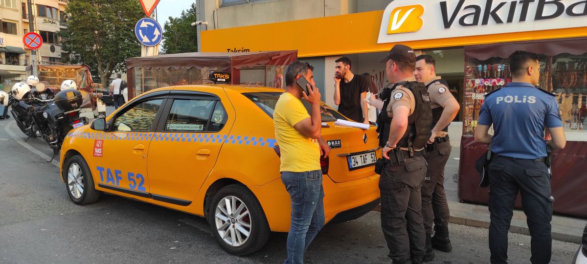 İstanbul da uygulamada durdurulan takside uyuşturucu çıktı #3